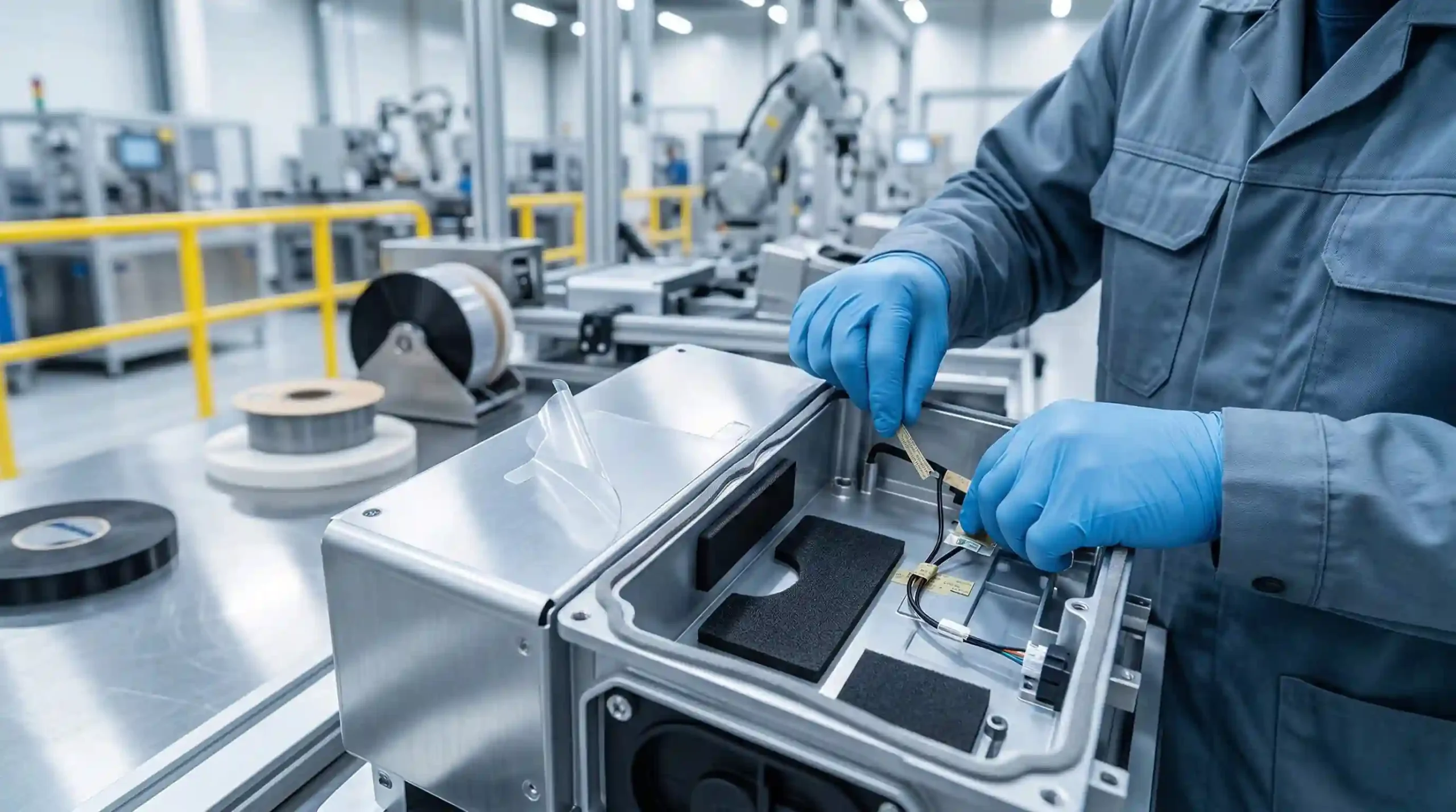 Custom tape converting for industrial manufacturing