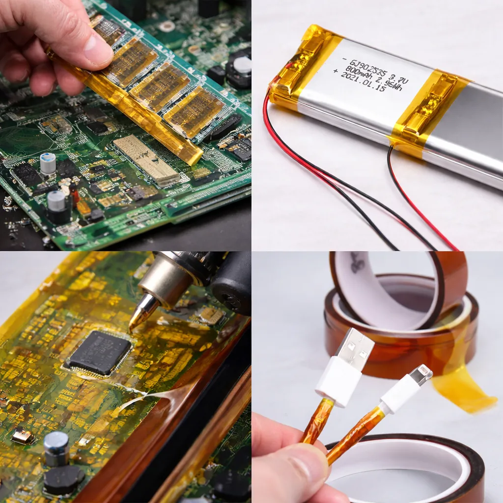 Polyimide tape typical application in PCB masking production