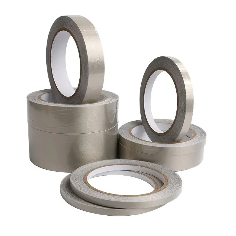 Conductive fabric tape for flexible EMI shielding