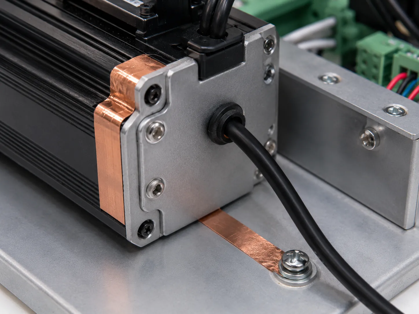Copper foil tape used for motor static drainage and shielding