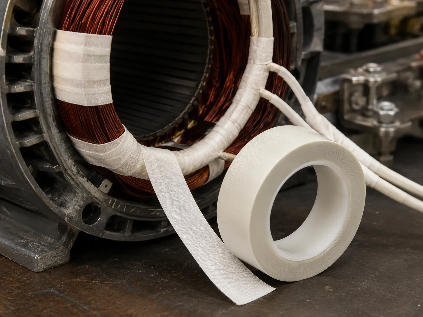Glass cloth tape used for motor coil insulation wrapping