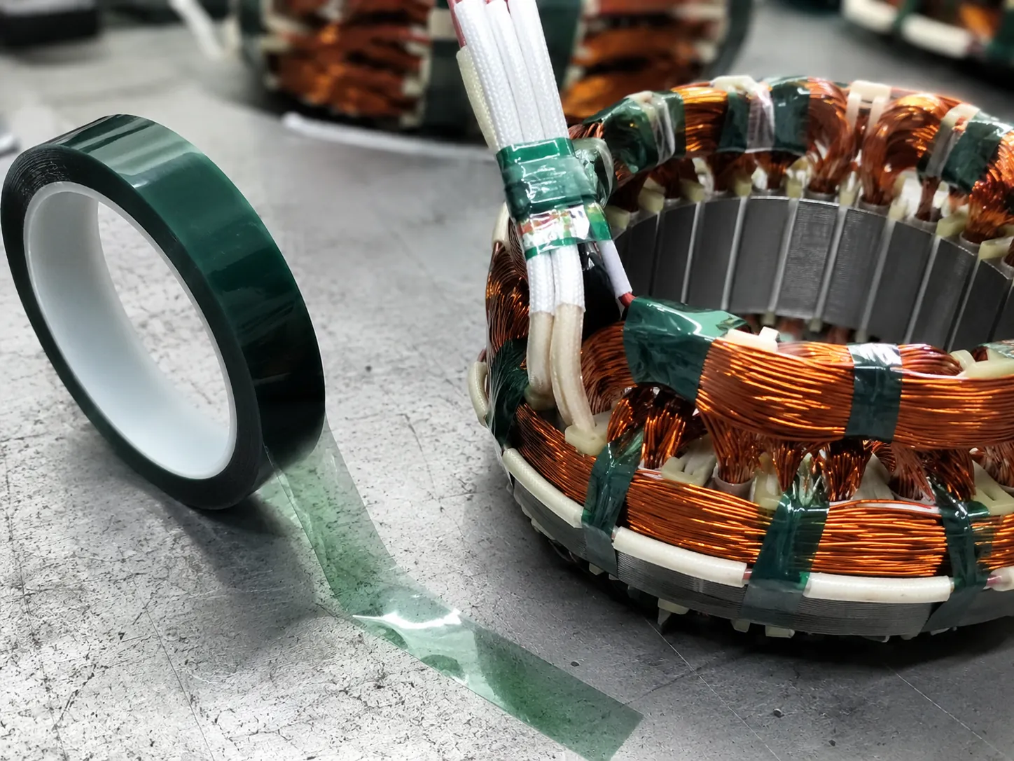 Polyester high temperature tape for motor and transformer insulation