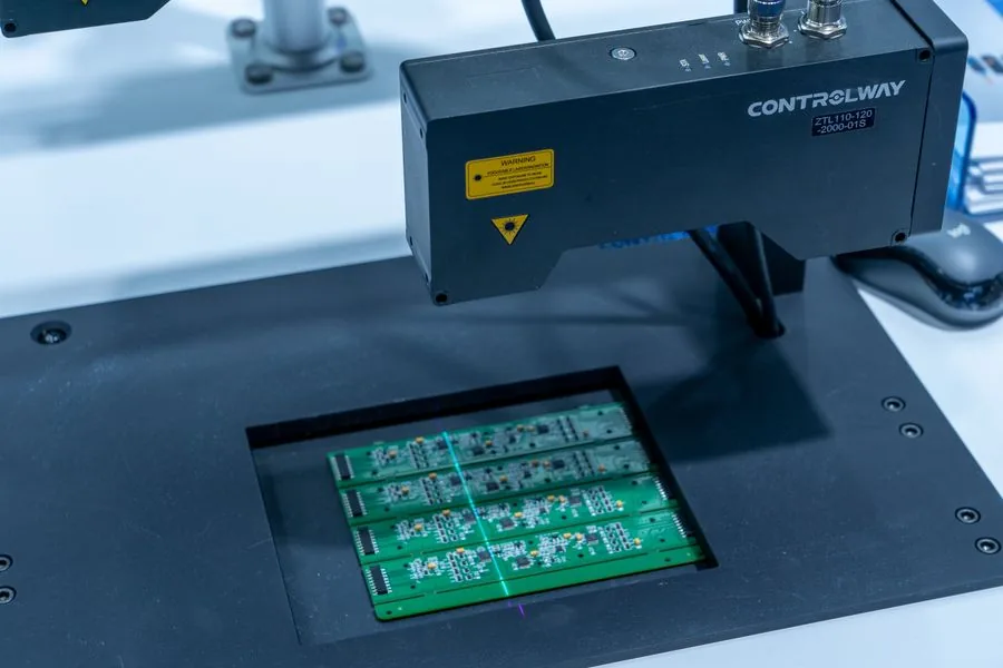 Printed circuit board panel in an automated inspection machine